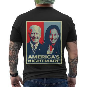 Funny Anti Biden Fjb Dementia Biden Impeach Joe Biden Conservative Dementi Men's Crewneck Short Sleeve Back Print T-shirt - Monsterry