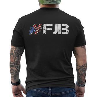 Funny Anti Biden Fjb Pro America For Joe Biden Fjb Men's Crewneck Short Sleeve Back Print T-shirt - Monsterry AU