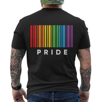 Funny Barcode Gay Pride Lgbt Awareness Pride Month Men's Crewneck Short Sleeve Back Print T-shirt - Monsterry UK