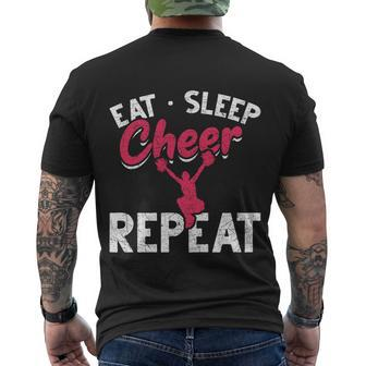Funny Cheer Practice Cheerleading Cheering Cheerleader Funny Gift Men's Crewneck Short Sleeve Back Print T-shirt - Monsterry