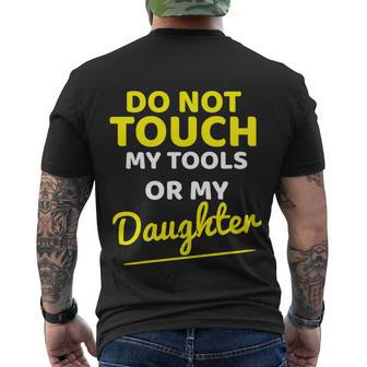 Funny Daughter Father Gift For Dad Handyman Birthday Meaningful Gift Men's Crewneck Short Sleeve Back Print T-shirt - Monsterry