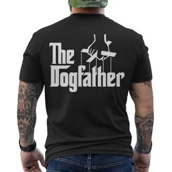 Funny Dog Father The Dogfather Men's Crewneck Short Sleeve Back Print T-shirt - Monsterry DE