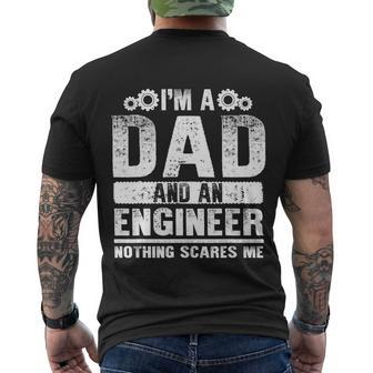 Funny Engineer For Dad Father Day Engineering Lover Men's Crewneck Short Sleeve Back Print T-shirt - Monsterry AU