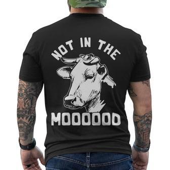 Funny Farm Animal Cow Men's Crewneck Short Sleeve Back Print T-shirt - Monsterry UK