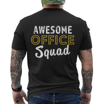Funny Office Admin Squad Appreciation Admin Day Gift Men's Crewneck Short Sleeve Back Print T-shirt - Monsterry