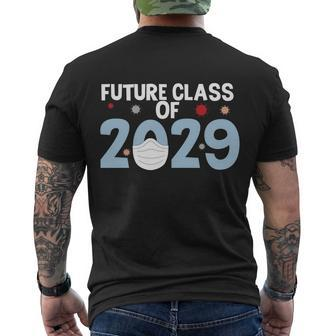 Future Class Of 2029 Back To School First Day Of School Men's Crewneck Short Sleeve Back Print T-shirt - Monsterry