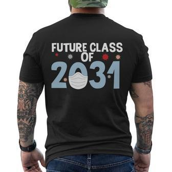 Future Class Of 2031 Back To School First Day Of School Men's Crewneck Short Sleeve Back Print T-shirt - Monsterry CA