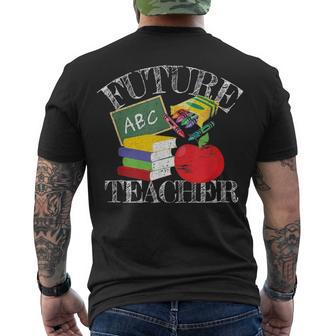 Future Teacher Costume For Adults And Men's T-shirt Back Print - Thegiftio UK