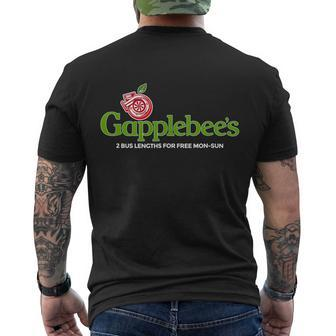 Gapplebees Drag Racing Gapped American Muscle Gift Men's Crewneck Short Sleeve Back Print T-shirt - Monsterry DE