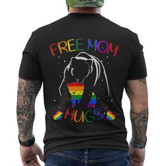 Gay Lgbt Pride Mama Bear For Free Mom Hugs Great Men's T-shirt Back Print - Thegiftio UK