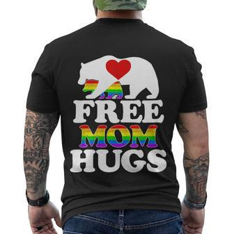 Gay Lgbt Pride Mama Bear For Free Mom Hugs V2 Men's T-shirt Back Print - Thegiftio UK