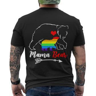 Gay Pride Proud Mom Lgbt Mama Bear Pride Month Men's T-shirt Back Print - Thegiftio UK