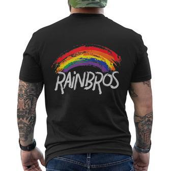 Gay Shirts For Pride Rainbow Fest Rainbros Men's T-shirt Back Print - Thegiftio UK
