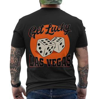 Get Lucky Las Vegas Men's Crewneck Short Sleeve Back Print T-shirt - Monsterry UK