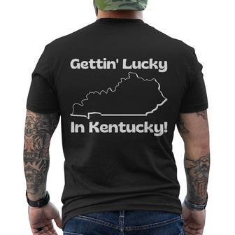 Gettin Lucky In Kentucky School Of Rock Classic Graphic Tshirt Men's Crewneck Short Sleeve Back Print T-shirt - Monsterry