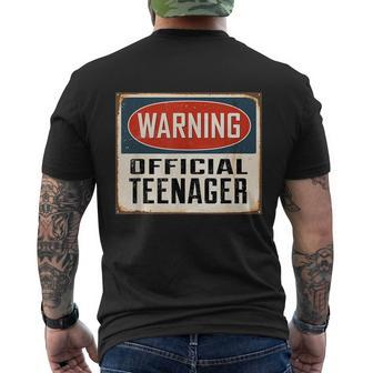 Gifts For 13 Year Old Boy Girls Birthday Official Nager Men's Crewneck Short Sleeve Back Print T-shirt - Monsterry