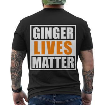 Ginger Lives Matter Funny Irish St Patricks Day Tshirt Men's Crewneck Short Sleeve Back Print T-shirt - Monsterry AU