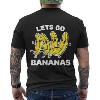 Lets Go Banana Banana Squad Dancing Cute Men's T-shirt Back Print - Thegiftio UK