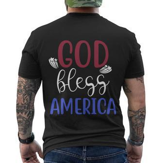 God Bless America 4Th July Patriotic Independence Day Gift Men's Crewneck Short Sleeve Back Print T-shirt - Monsterry AU