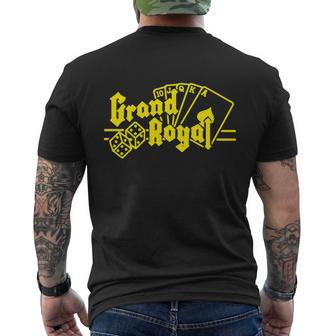 Grand Royal Record Label Men's Crewneck Short Sleeve Back Print T-shirt - Monsterry CA