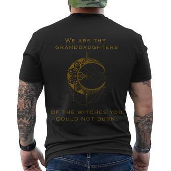 Granddaughters Of The Witches You Could Not Burn Men's Crewneck Short Sleeve Back Print T-shirt - Monsterry