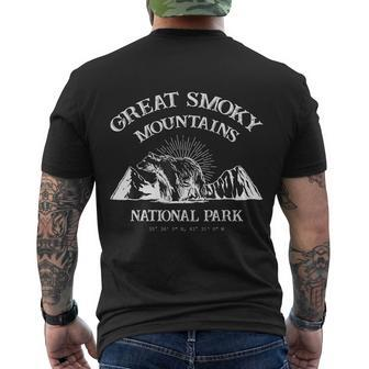 Great Smoky Mountains National Park North Carolina Tennessee Men's Crewneck Short Sleeve Back Print T-shirt - Monsterry UK