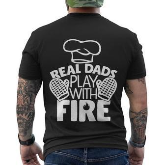 Grilling Bbq Barbecue Grill Dad Barbecuing Fathers Day V2 Men's T-shirt Back Print - Thegiftio UK