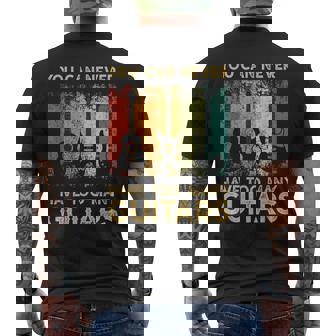 You Can Never Have Too Many Guitars S Music Men's T-shirt Back Print - Thegiftio