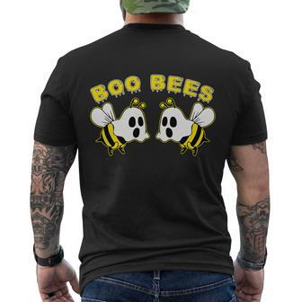 Halloween Boo Bee Halloween Bee Trick Or Treat Spooky Men's T-shirt Back Print - Thegiftio UK