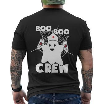Halloween Boo Boo Crew Fun Nurse Halloween Men's T-shirt Back Print - Thegiftio UK