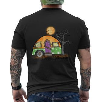 Halloween Camper Sublimation Halloween Day Men's T-shirt Back Print - Thegiftio UK