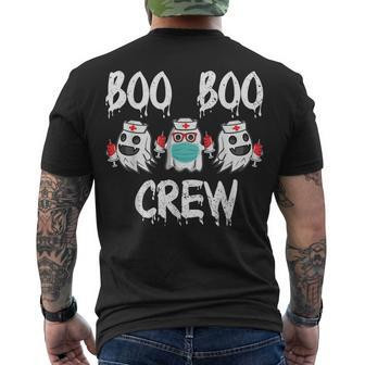 Halloween Costume For Women Boo Boo Crew Nurse V2 Men's T-shirt Back Print - Seseable