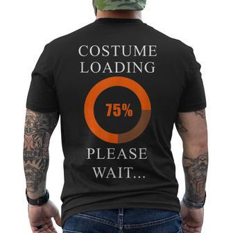 Halloween Costume Loading Please Wait It Math Geek Nerd Men's T-shirt Back Print - Seseable