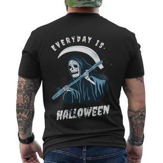 Halloween Everyday Is Halloween V2 Men's T-shirt Back Print - Thegiftio UK