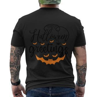 Halloween Greetings Halloween Quote Men's Crewneck Short Sleeve Back Print T-shirt - Monsterry DE