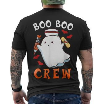 Halloween Nurse Boo Boo Crew Men's T-shirt Back Print - Seseable