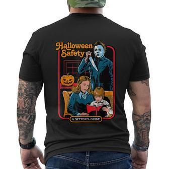 Halloween Safety Guide Men's T-shirt Back Print - Thegiftio UK