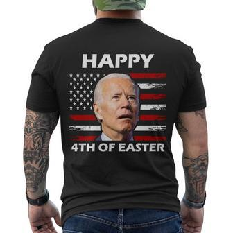 Happy 4Th Of Easter Joe Biden Funny Men's Crewneck Short Sleeve Back Print T-shirt - Monsterry