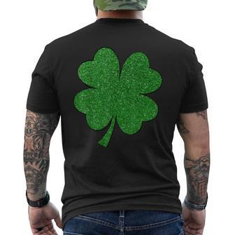 Happy Clover St Patricks Day Irish Shamrock St Pattys Day Men's T-shirt Back Print - Thegiftio UK
