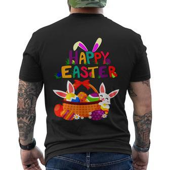 Happy Easter For Women And Men Easter Men's Crewneck Short Sleeve Back Print T-shirt - Monsterry DE