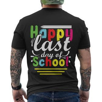 Happy Last Day Of School Gift V6 Men's Crewneck Short Sleeve Back Print T-shirt - Monsterry