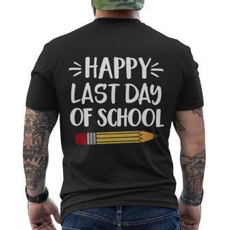 Happy Last Day Of School Summer Break 2022 Meaningful Gift Men's Crewneck Short Sleeve Back Print T-shirt - Monsterry