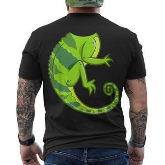 Headless Chameleon Lizard Halloween Costume Diy Outfit Men's T-shirt Back Print - Seseable