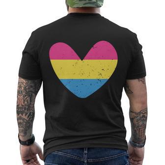 Heart Lgbt Gay Pride Lesbian Bisexual Ally Quote V2 Men's Crewneck Short Sleeve Back Print T-shirt - Monsterry AU