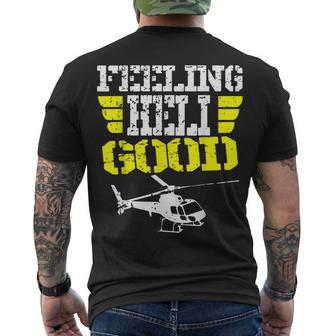 Helicopter Pilot Flight Medic Feeling Good Men's T-shirt Back Print - Seseable