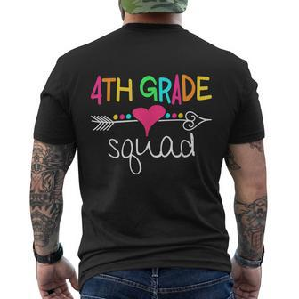 Hello Kindergarten 4Th Grade Squad Funny Men's Crewneck Short Sleeve Back Print T-shirt - Monsterry