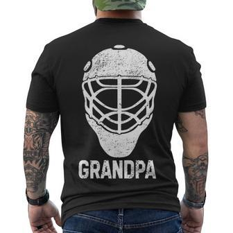 Hockey Grandpa For Fathers Day V2 Men's T-shirt Back Print - Thegiftio UK
