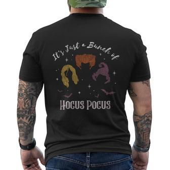 Hocus Pocus Sisters Its Just A Bunch Of Hocus Pocus Men's T-shirt Back Print - Thegiftio UK