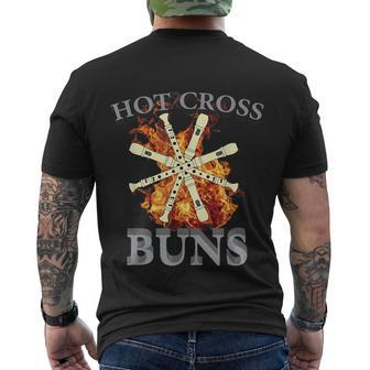 Hot Cross Buns Trendy Hot Cross Buns Men's T-shirt Back Print - Thegiftio UK