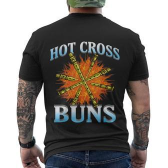 Hot Cross Buns Trendy Hot Cross Buns V3 Men's T-shirt Back Print - Thegiftio UK